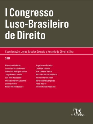 cover image of I Congresso Luso Brasileiro de Direito